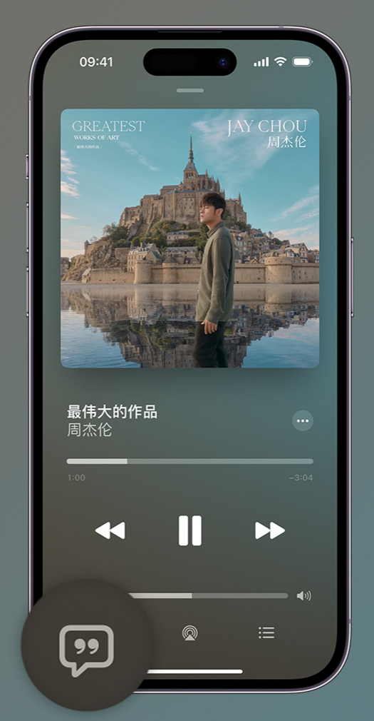 钦南iphone维修分享如何在iPhone上使用Apple Music全新唱歌功能 